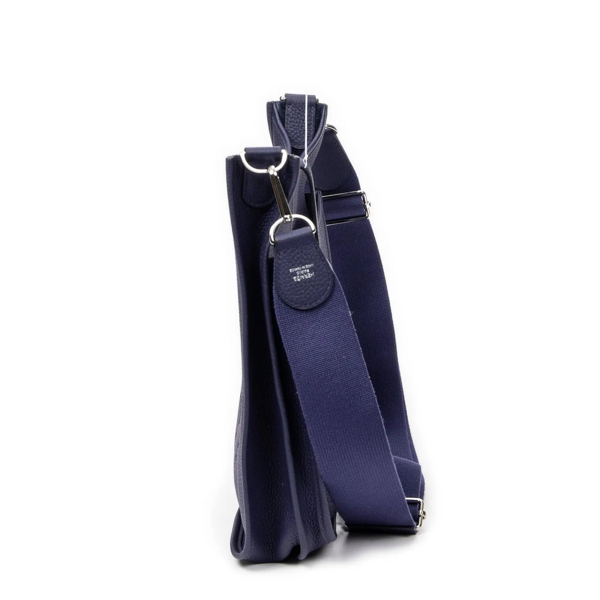 Bolso de Hombro Evelyne III PM Piel Clemence Azul Encre