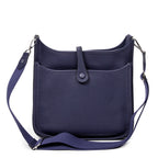 Shoulder Bag Evelyne III PM Blue Encre Clemence Leather