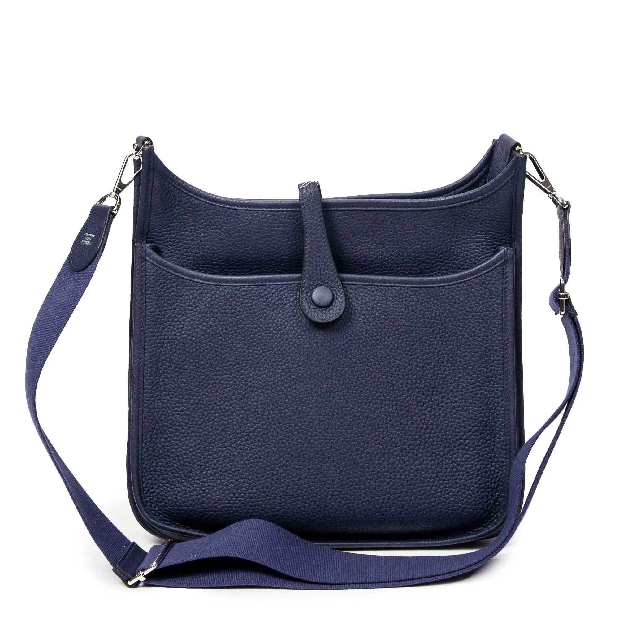 Bolso de Hombro Evelyne III PM Piel Clemence Azul Encre