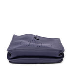 Shoulder Bag Evelyne III PM Blue Encre Clemence Leather