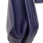 Shoulder Bag Evelyne III PM Blue Encre Clemence Leather