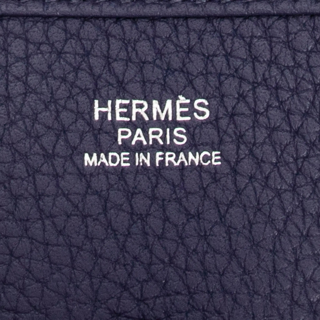 Bolso de Hombro Evelyne III PM Piel Clemence Azul Encre