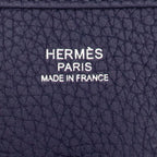 Bolso de Hombro Evelyne III PM Piel Clemence Azul Encre