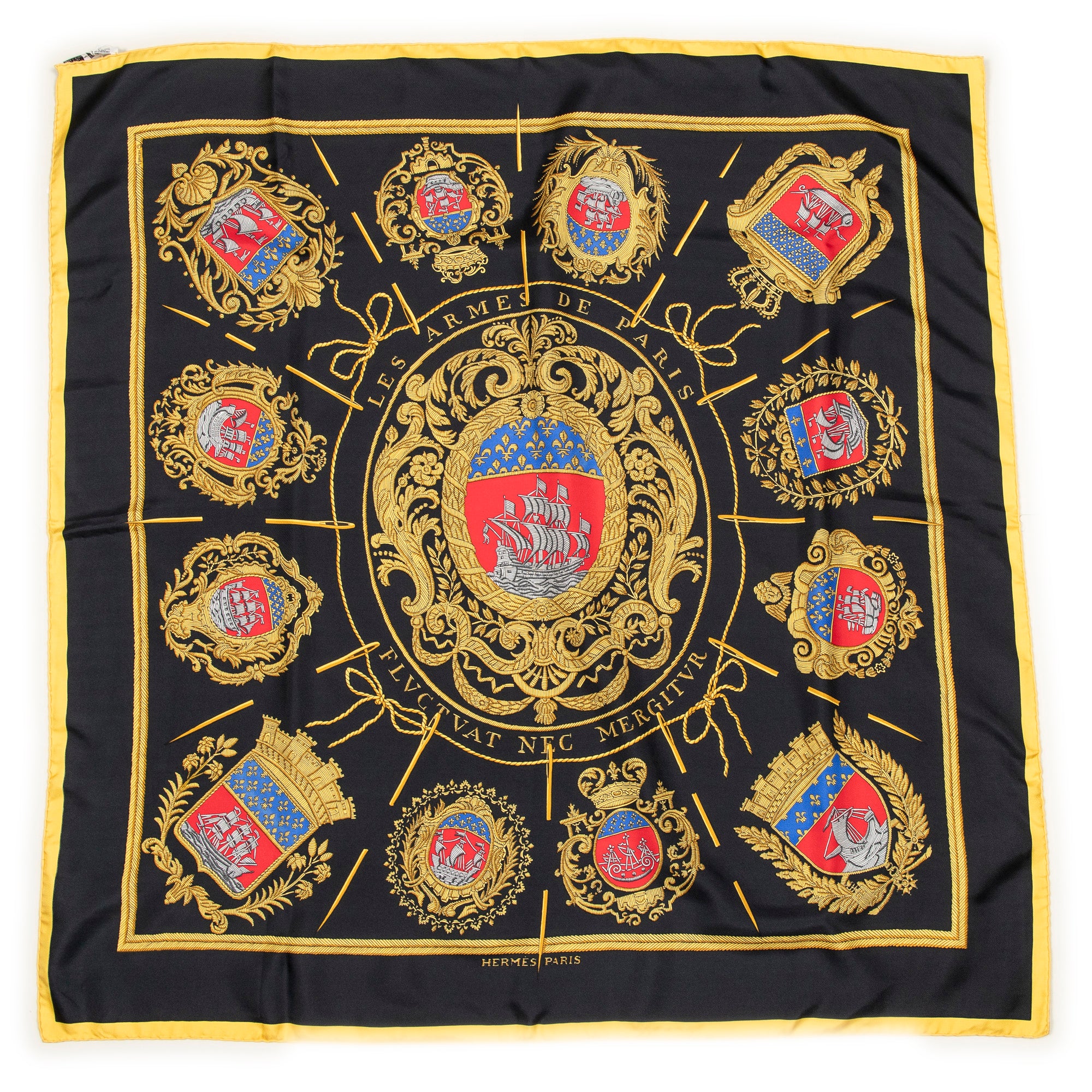 Scarf Scarf Black 100% Twill Silk