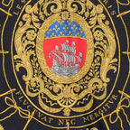 Scarf Scarf Black 100% Twill Silk