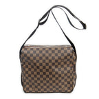 Shoulder Bag Naviglio Brown Damier Ebene