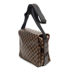 Shoulder Bag Naviglio Brown Damier Ebene