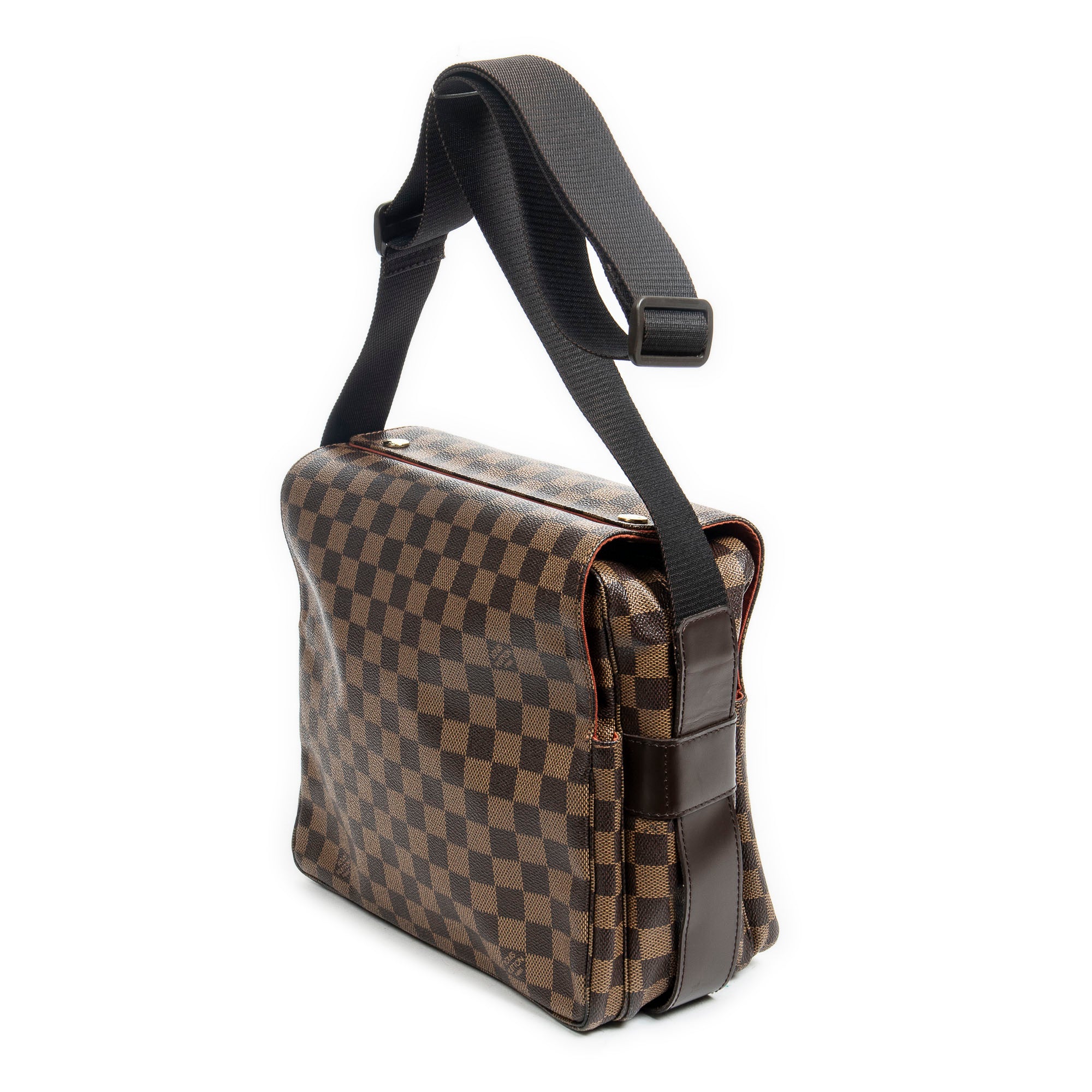 Shoulder Bag Naviglio Brown Damier Ebene