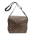 Shoulder Bag Naviglio Brown Damier Ebene