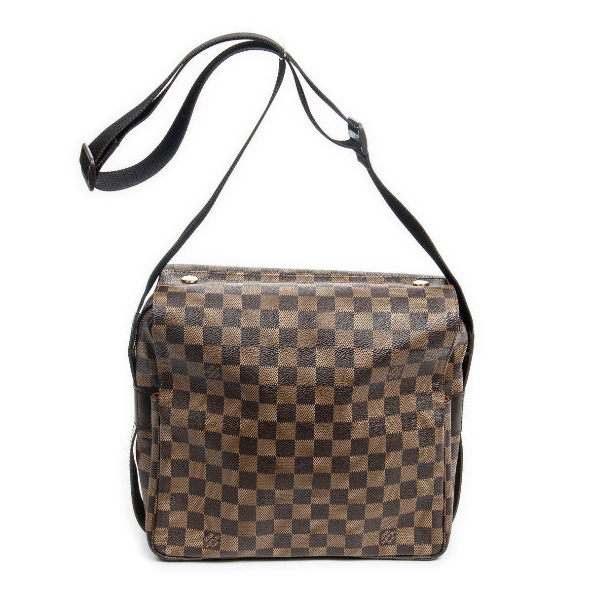 Shoulder Bag Naviglio Brown Damier Ebene