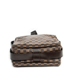 Shoulder Bag Naviglio Brown Damier Ebene