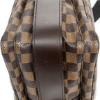 Shoulder Bag Naviglio Brown Damier Ebene