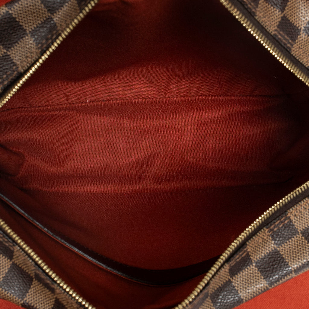 Shoulder Bag Naviglio Brown Damier Ebene