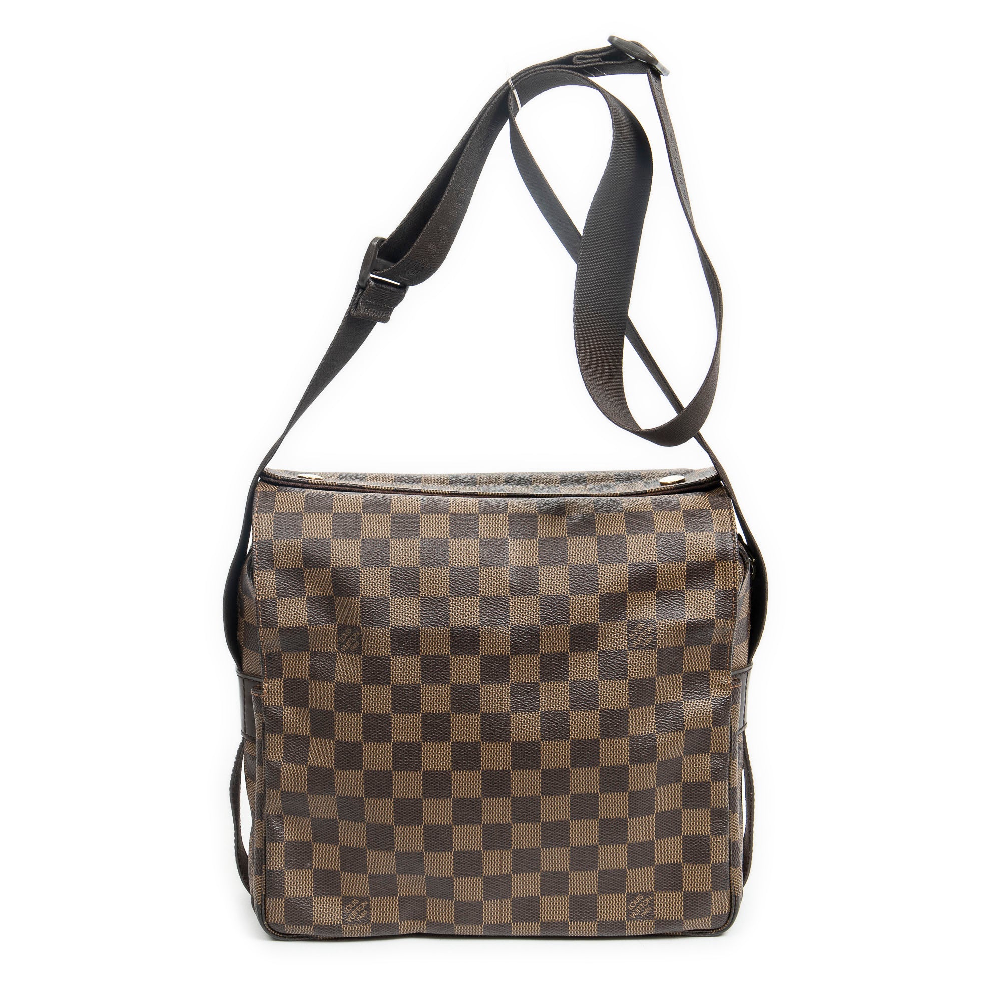 Shoulder Bag Naviglio Brown Damier Ebene