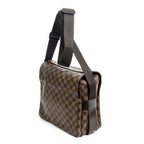 Shoulder Bag Naviglio Brown Damier Ebene