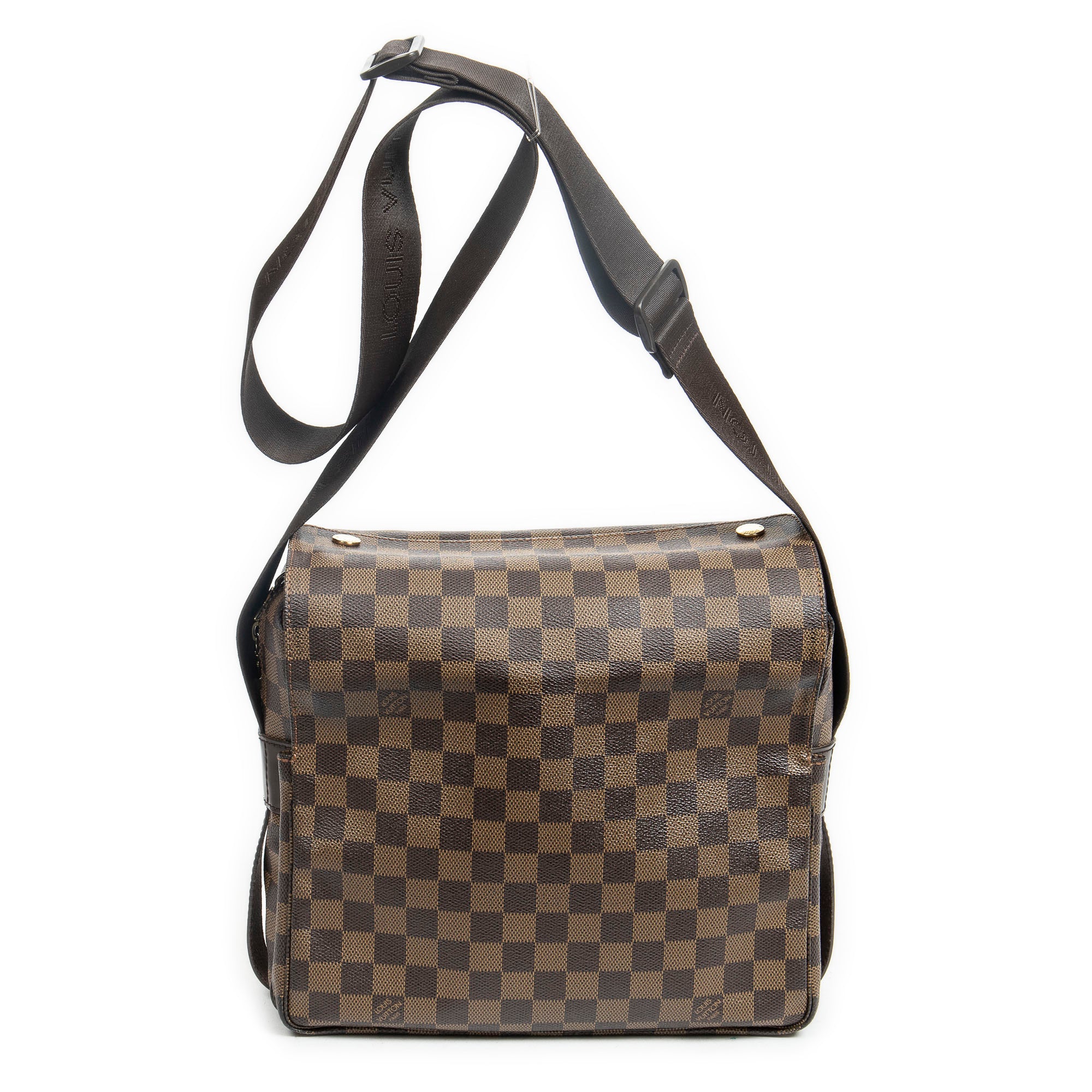 Shoulder Bag Naviglio Brown Damier Ebene