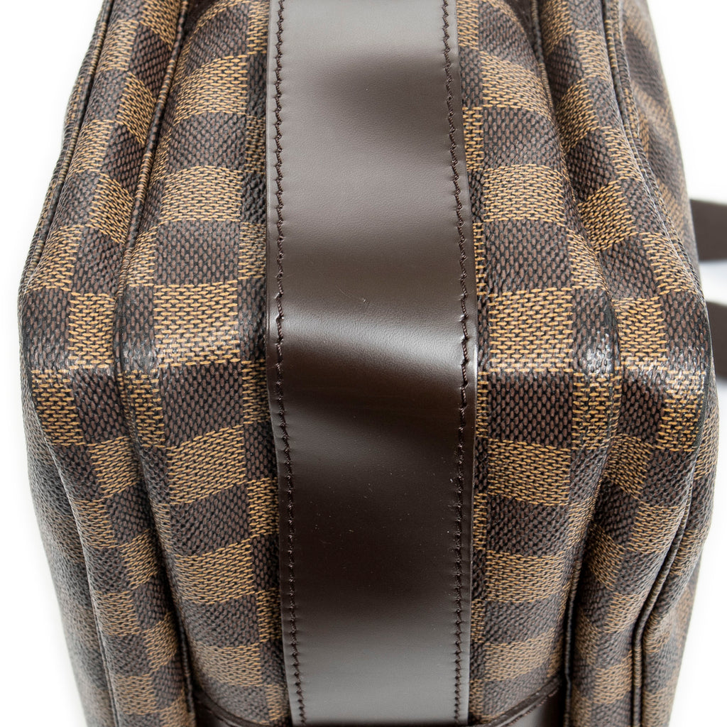 Shoulder Bag Naviglio Brown Damier Ebene