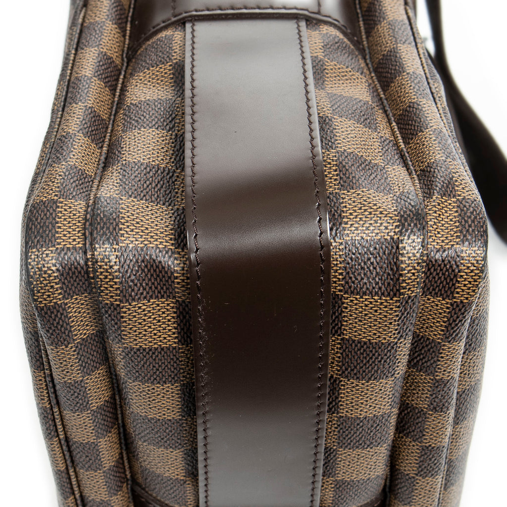 Shoulder Bag Naviglio Brown Damier Ebene