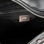 Shoulder Bag Monster Waist Bumbag Black Calfskin Leather