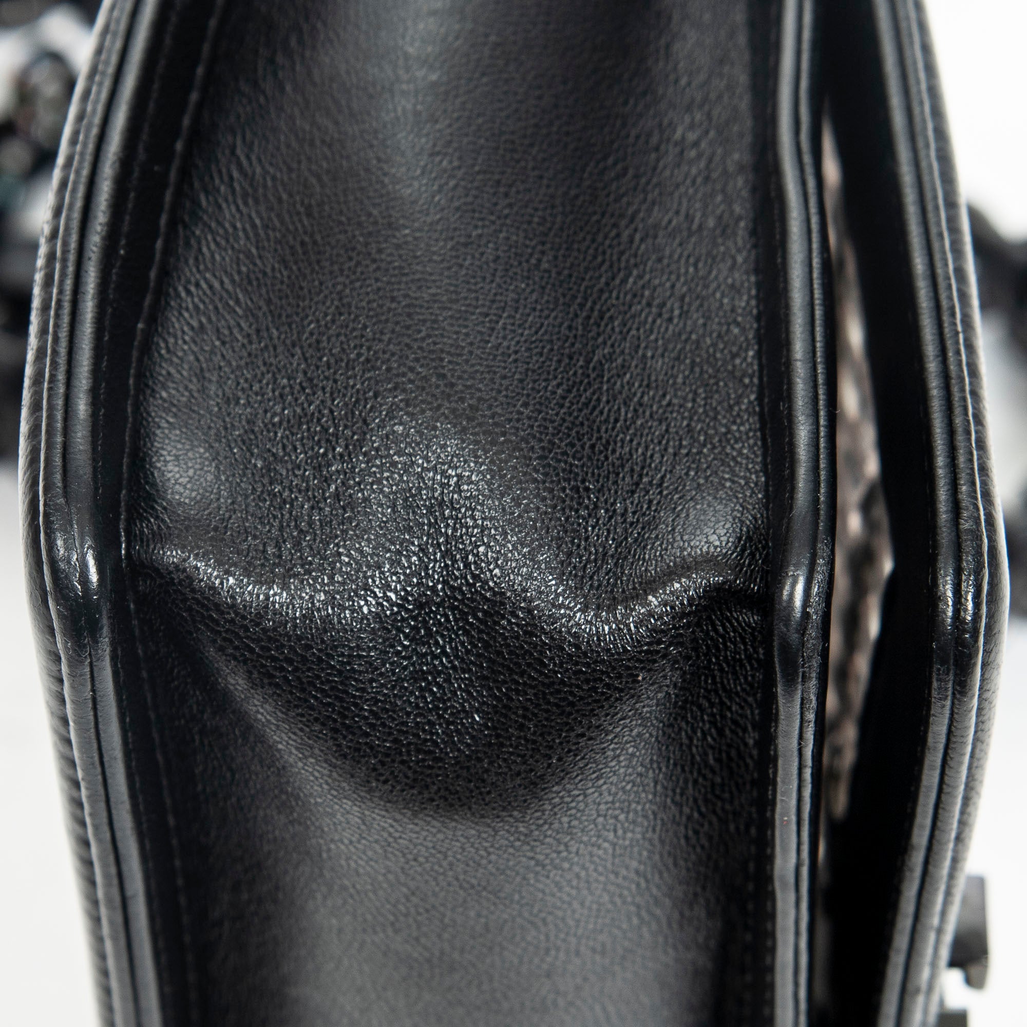 Shoulder Bag Ltd. Ed. Thread Woven Small Boy Flap Black Woven Resin/Thread Canvas