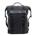 Backpack Safari Backpack Black Oblique Jacquard Canvas