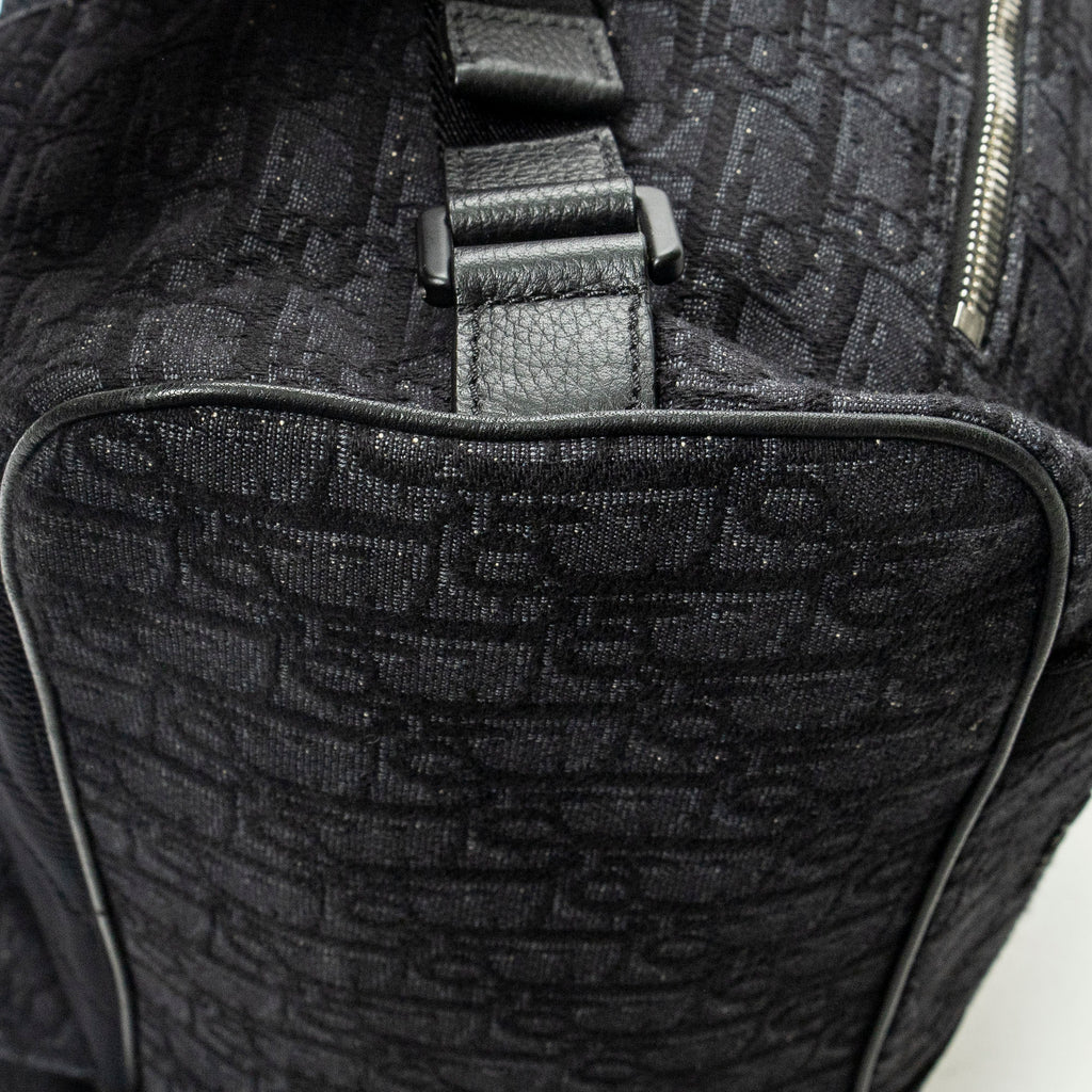 Backpack Safari Backpack Black Oblique Jacquard Canvas