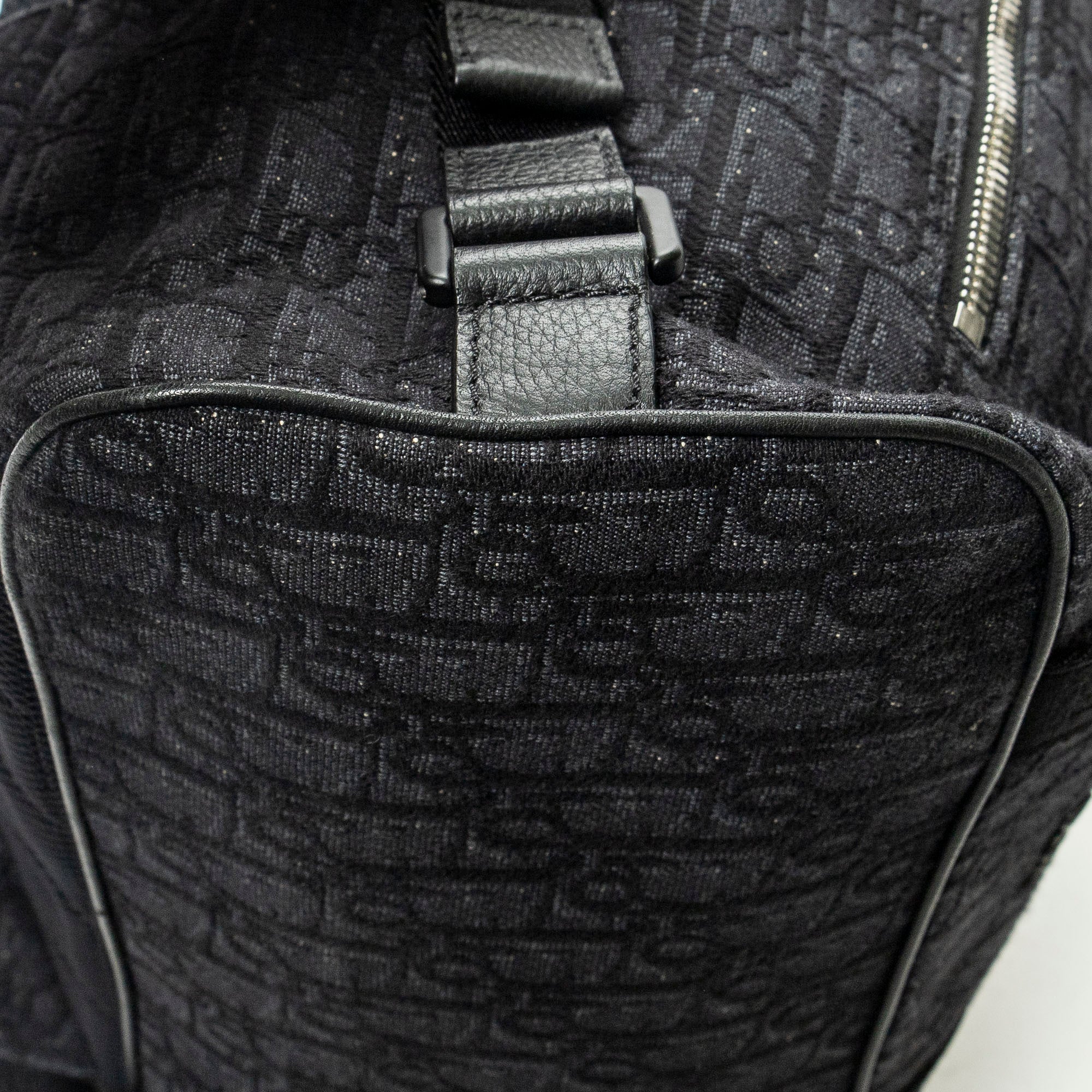 Backpack Safari Backpack Black Oblique Jacquard Canvas