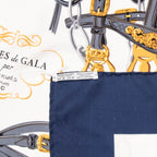 Scarf Scarf Navy Blue 100% Twill Silk