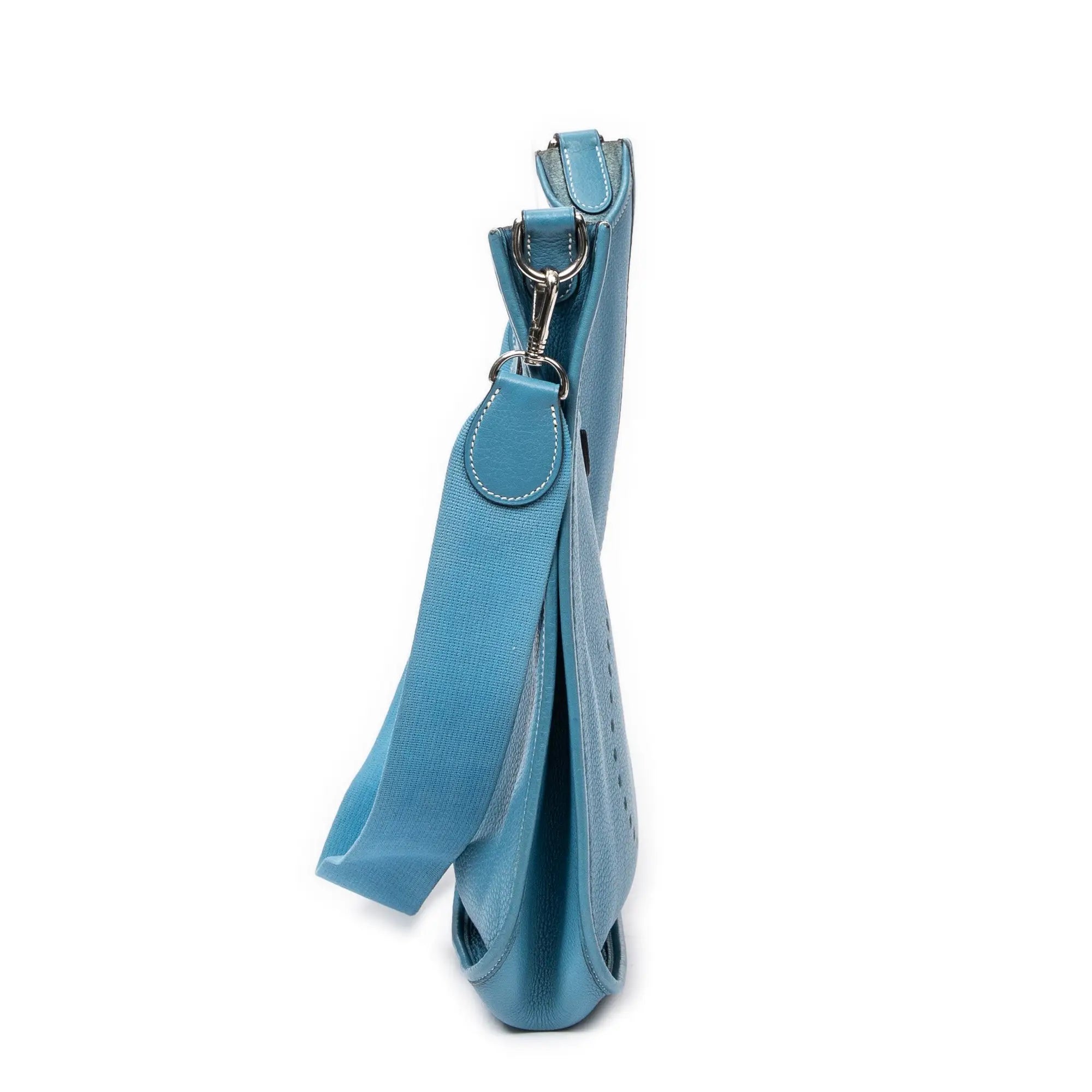 Bandolera Evelyne I GM Cuero Togo Azul Jean