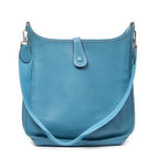 Shoulder Bag Evelyne I GM Blue Jean Togo Leather