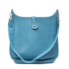 Bandolera Evelyne I GM Cuero Togo Azul Jean