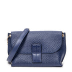 Shoulder Bag Anagram Avenue Crossbody Blue Anagram Embossed Leather
