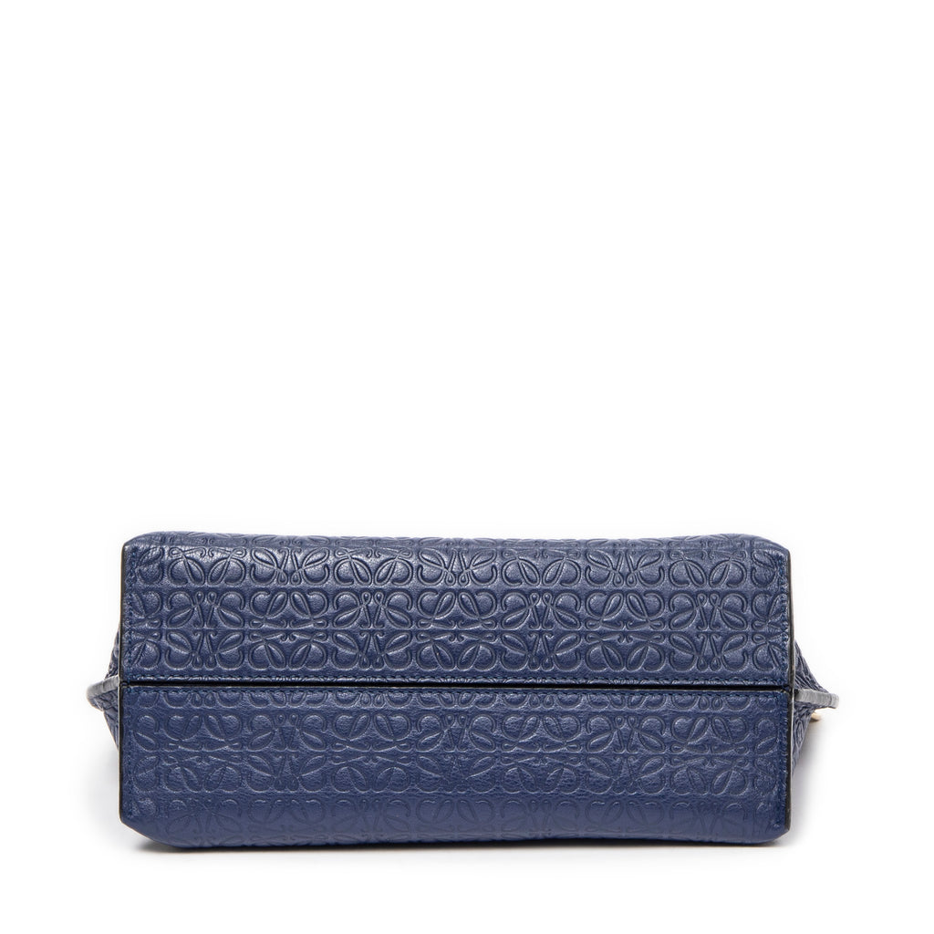 Shoulder Bag Anagram Avenue Crossbody Blue Anagram Embossed Leather
