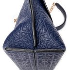 Shoulder Bag Anagram Avenue Crossbody Blue Anagram Embossed Leather