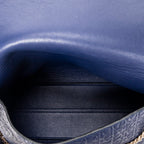 Shoulder Bag Anagram Avenue Crossbody Blue Anagram Embossed Leather
