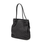 Shoulder Bag Gifford Tote Black Monogrammed Denim Canvas