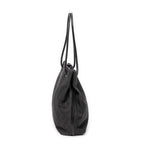 Shoulder Bag Gifford Tote Black Monogrammed Denim Canvas