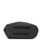 Shoulder Bag Gifford Tote Black Monogrammed Denim Canvas
