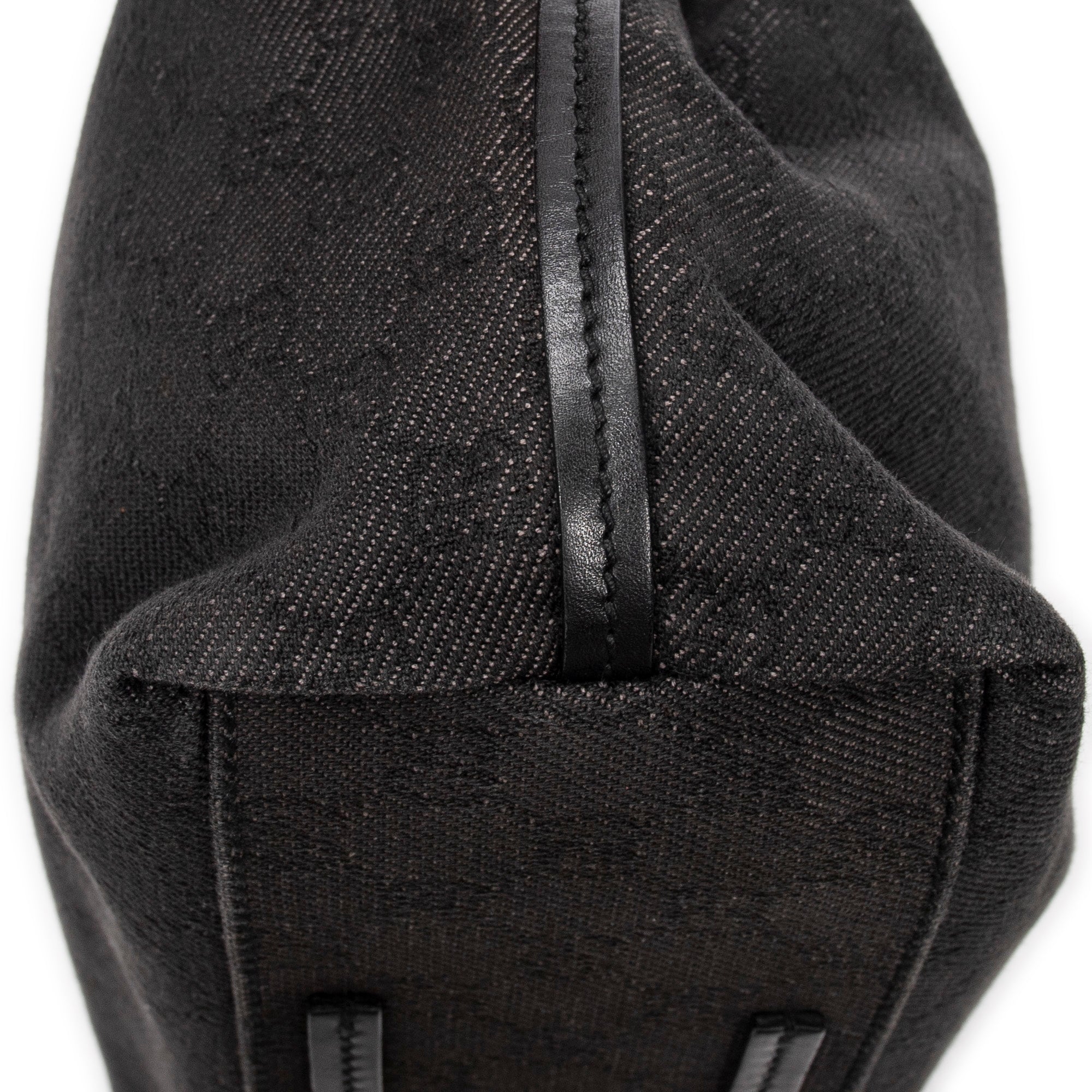Shoulder Bag Gifford Tote Black Monogrammed Denim Canvas