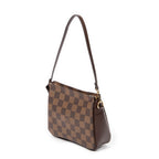 Handbag Trousse Make Up Pouch Brown Damier Ebene
