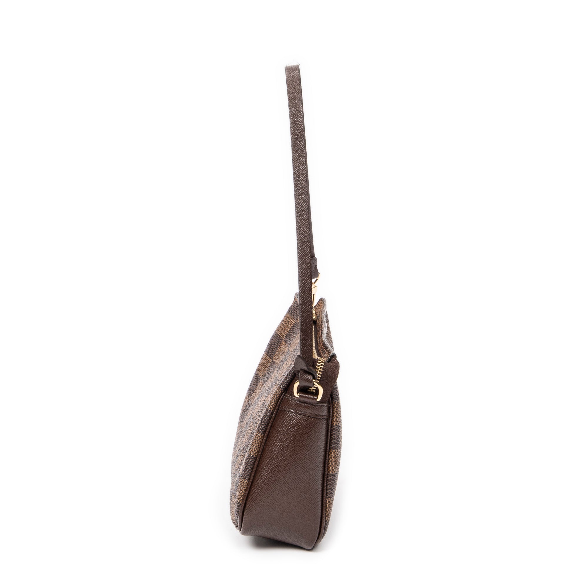 Handbag Trousse Make Up Pouch Brown Damier Ebene