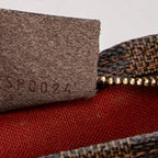 Handbag Trousse Make Up Pouch Brown Damier Ebene