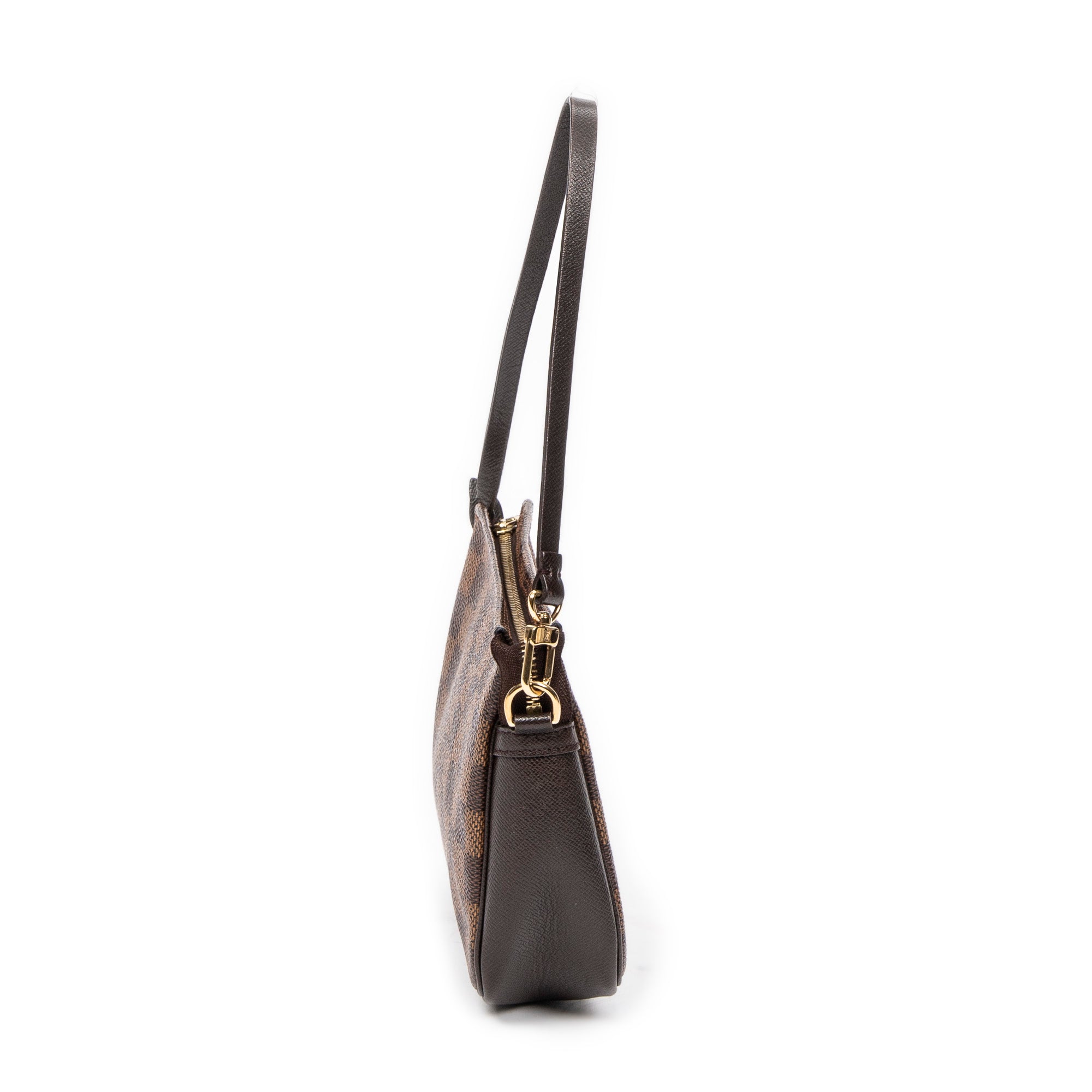 Handbag Trousse Make Up Pouch Brown Damier Ebene