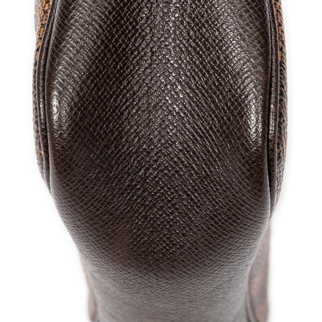 Handbag Trousse Make Up Pouch Brown Damier Ebene