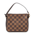 Handbag Trousse Make Up Pouch Brown Damier Ebene