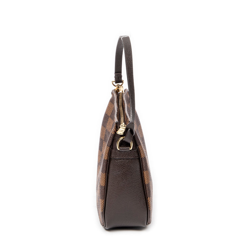 Handbag Trousse Make Up Pouch Brown Damier Ebene