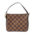 Handbag Trousse Make Up Pouch Brown Damier Ebene