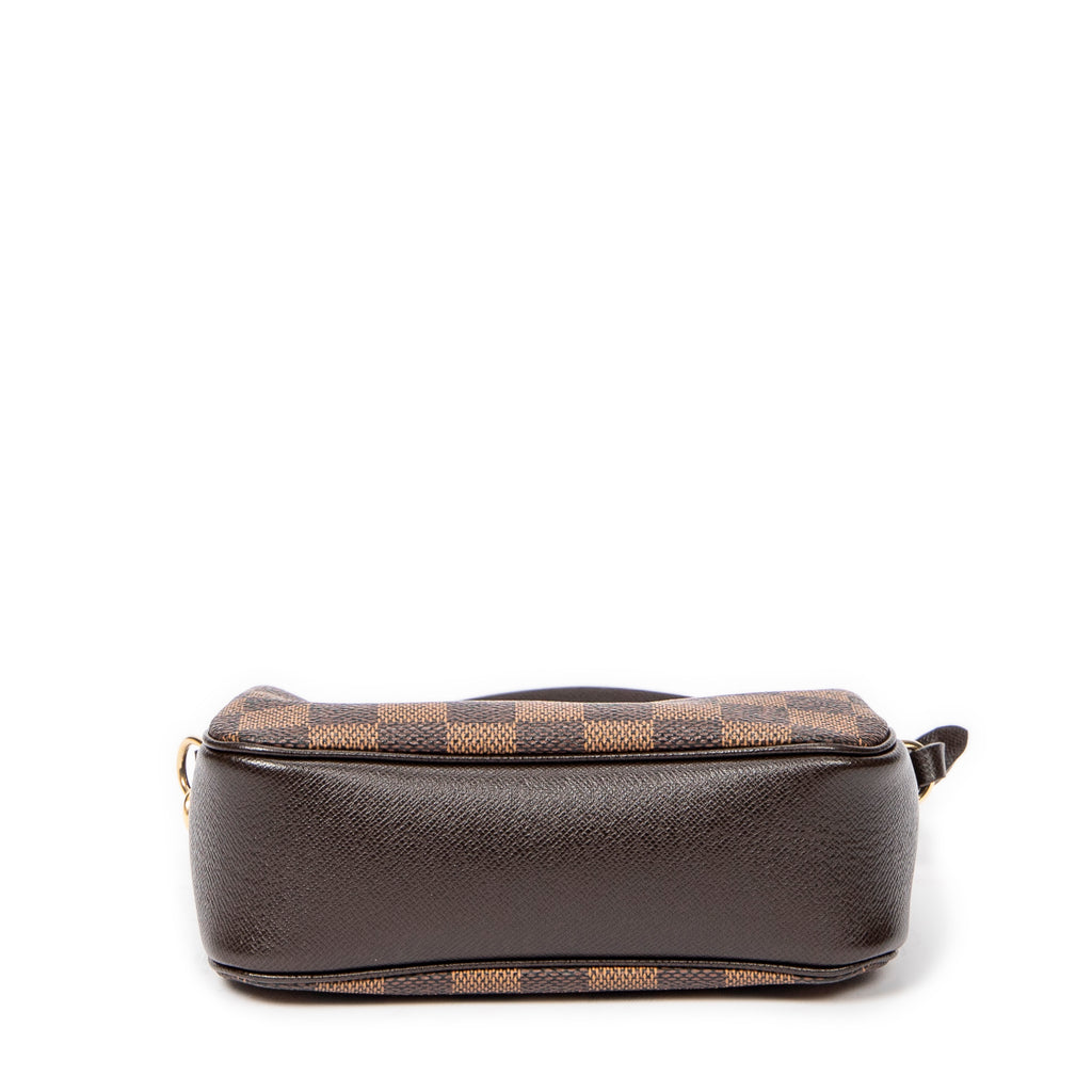 Handbag Trousse Make Up Pouch Brown Damier Ebene