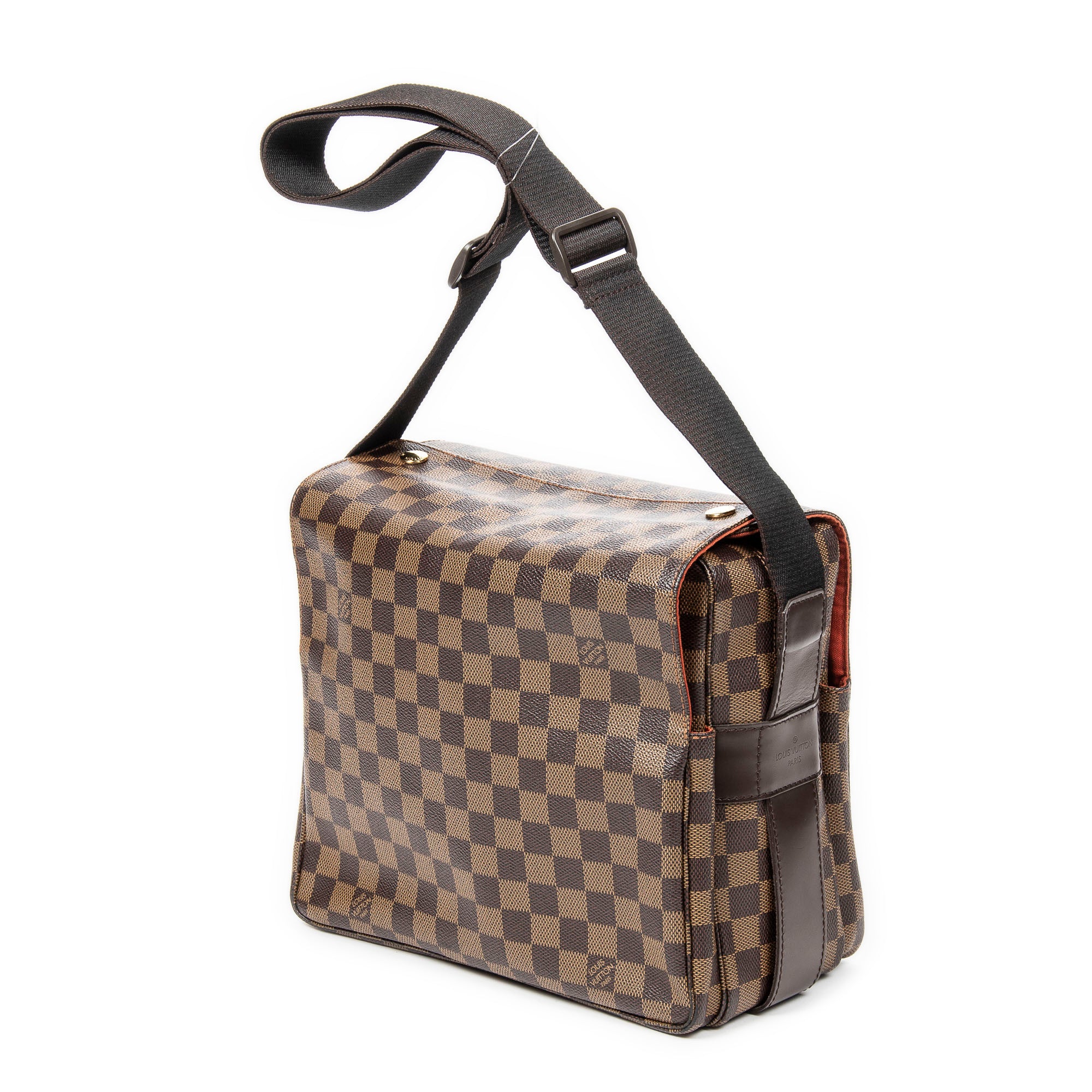 Shoulder Bag Naviglio Brown Damier Ebene