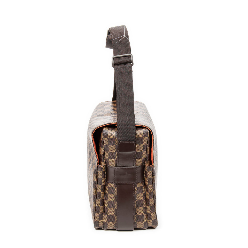 Shoulder Bag Naviglio Brown Damier Ebene